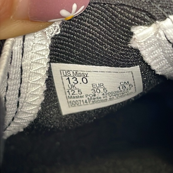 NWOT Vans Asher Floral Skate Shoes - Black/Garden - Missy Size 13 - Picture 11 of 17